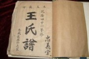 王姓家谱(贵州王姓家谱)